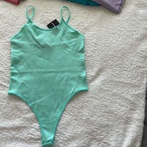 Light green bodysuit (thong)